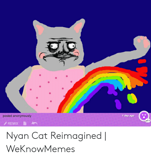 Detail Rainbow Cat Meme Nomer 11