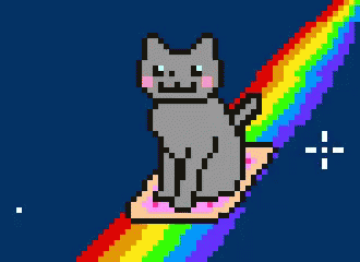Detail Rainbow Cat Meme Nomer 25