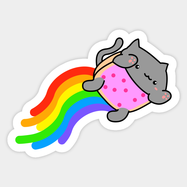 Detail Rainbow Cat Meme Nomer 41