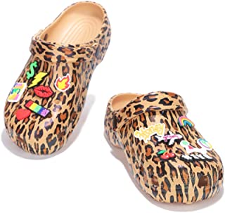 Detail Rainbow Cheetah Print Crocs Nomer 34