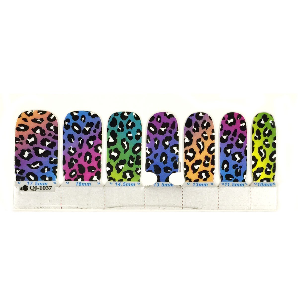 Detail Rainbow Cheetah Print Nails Nomer 27