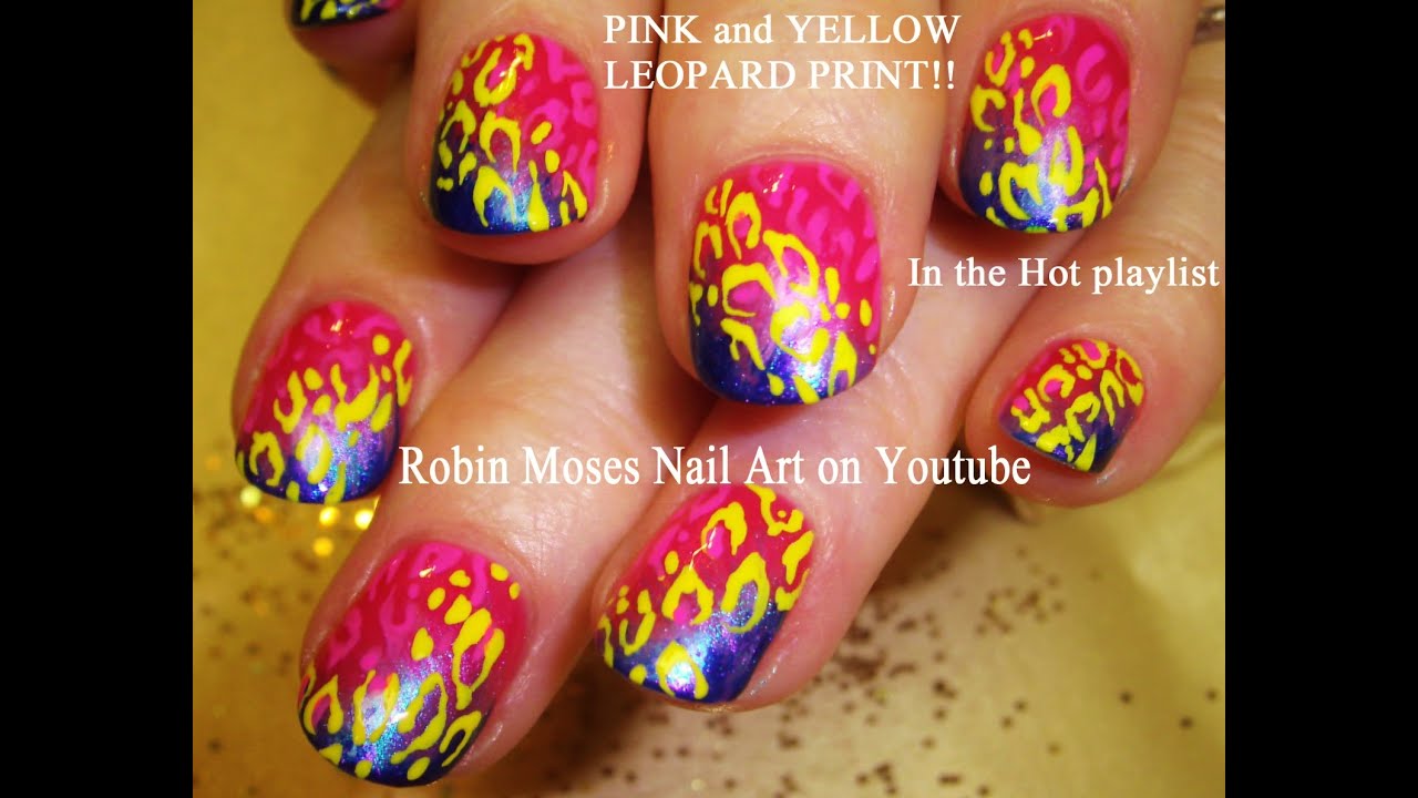 Detail Rainbow Cheetah Print Nails Nomer 39