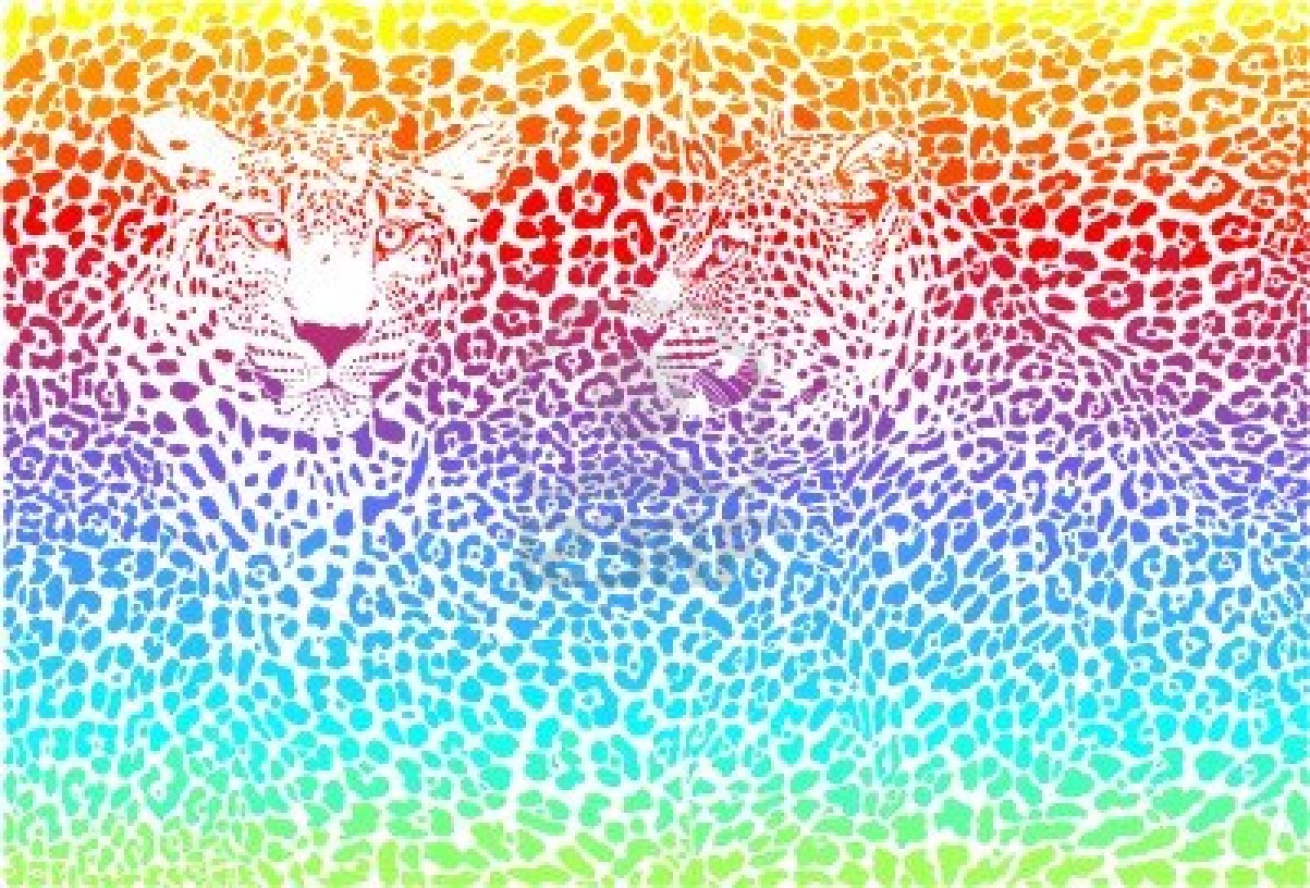 Detail Rainbow Cheetah Wallpaper Nomer 14