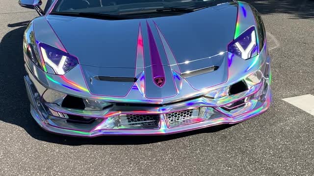 Detail Rainbow Chrome Lamborghini Nomer 19