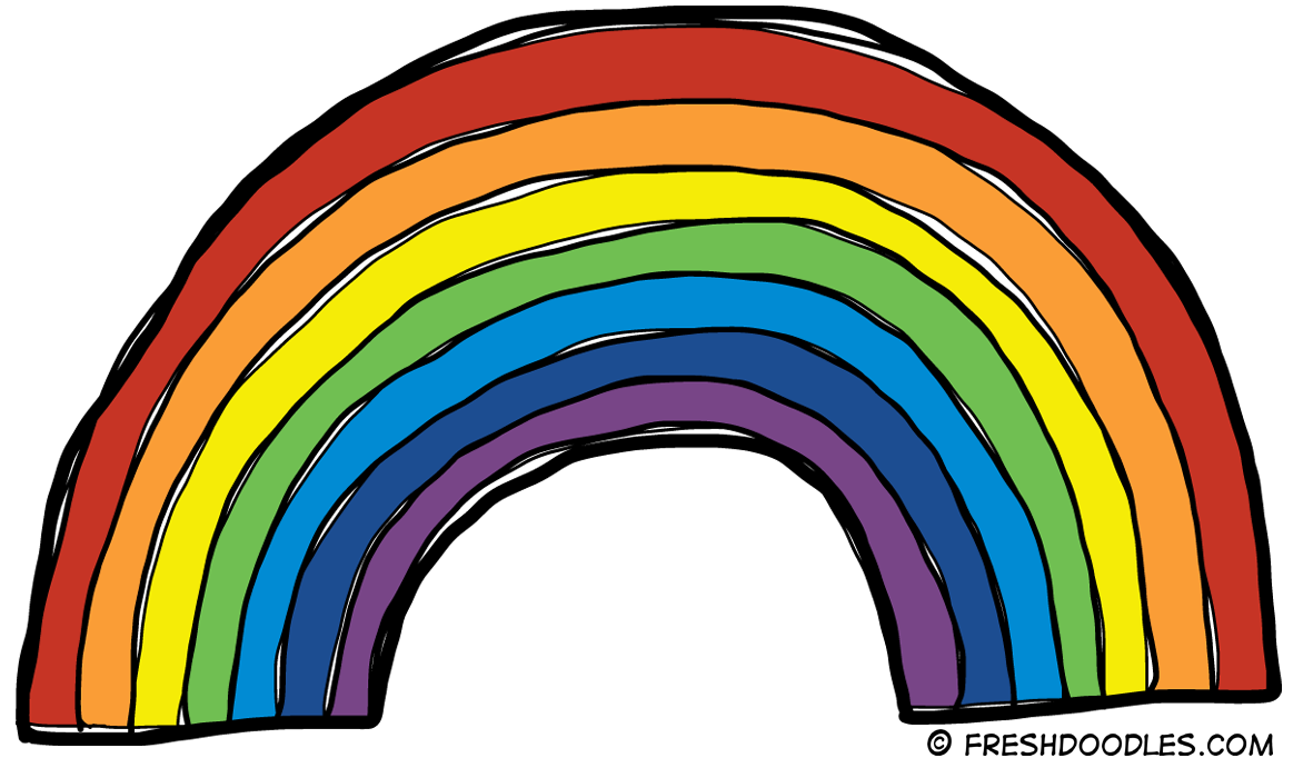 Detail Rainbow Clip Art Nomer 18