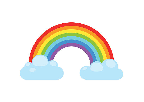 Detail Rainbow Clip Art Nomer 7