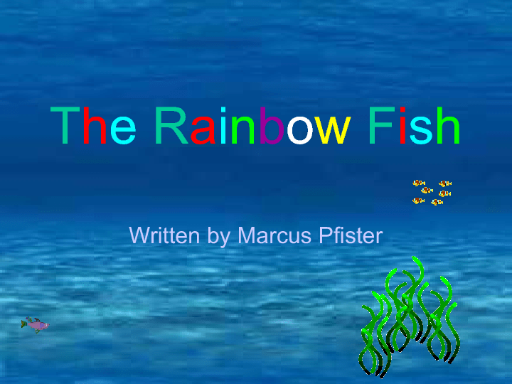 Rainbow Fish Powerpoint - KibrisPDR