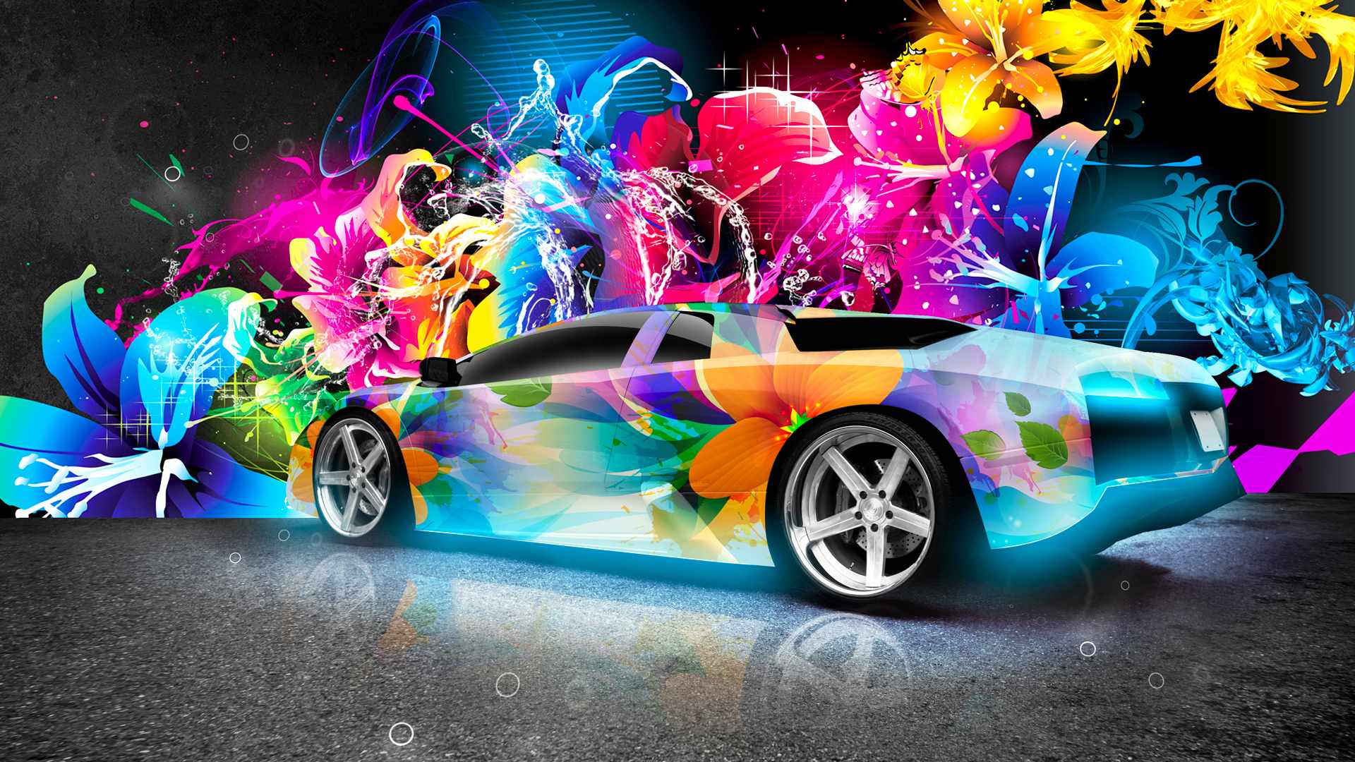 Detail Rainbow Lamborghini Wallpaper Nomer 2