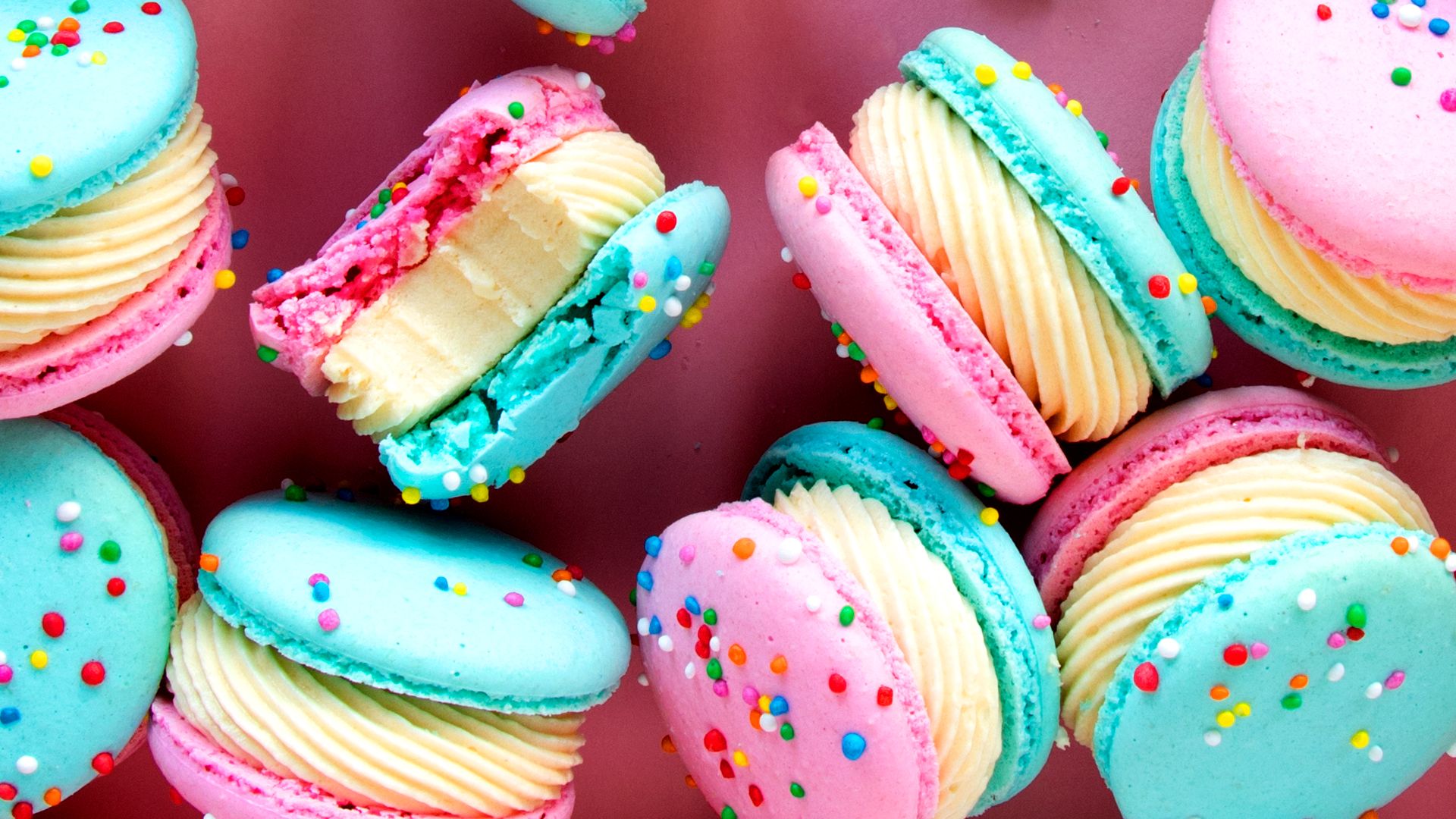 Detail Rainbow Macaron Wallpaper Nomer 6