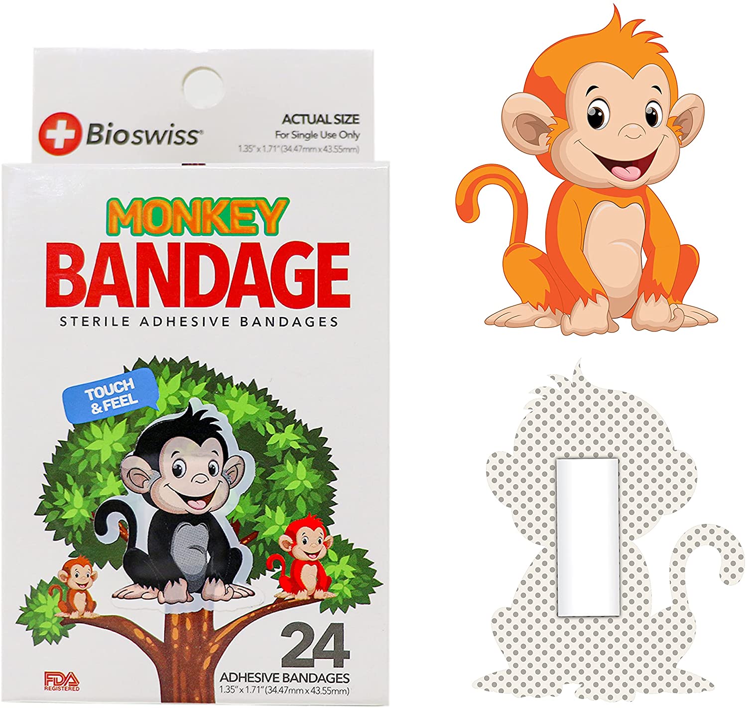 Detail Rainbow Monkey Bandages Nomer 23