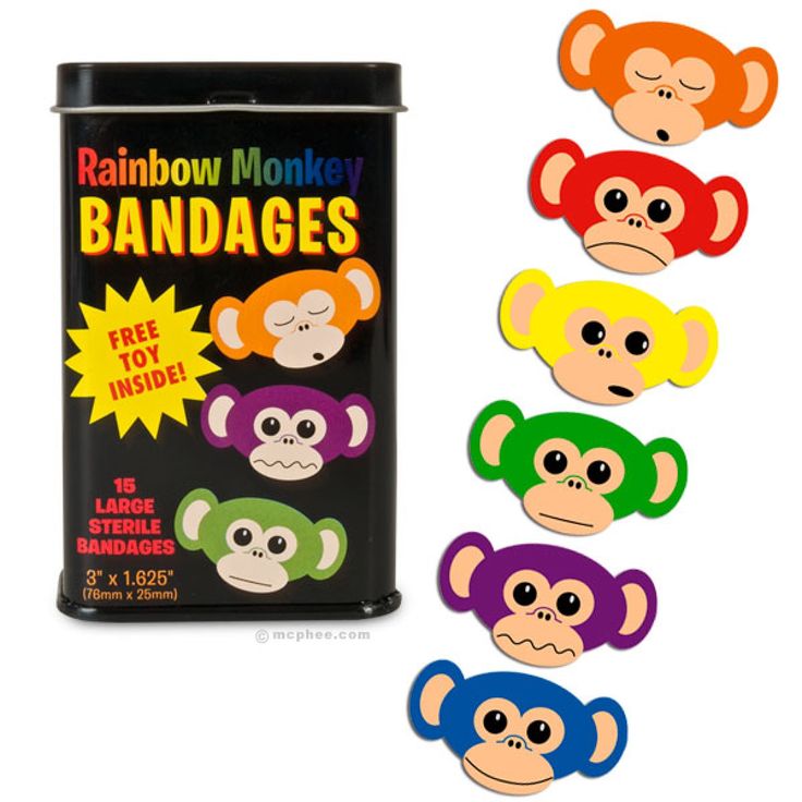 Detail Rainbow Monkey Bandages Nomer 6