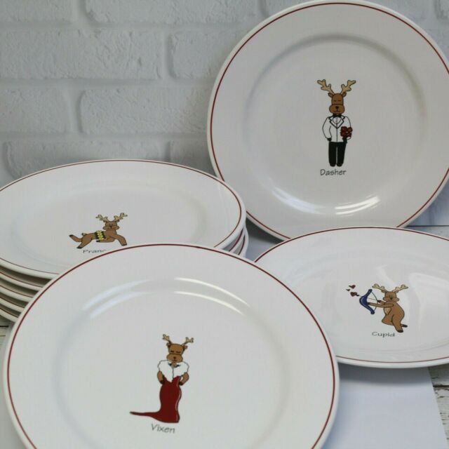 Detail Rainbow Mountain Reindeer Plates Nomer 3