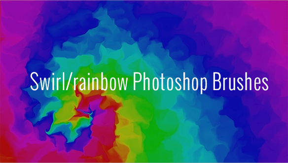 Detail Rainbow Photoshop Brushes Nomer 16