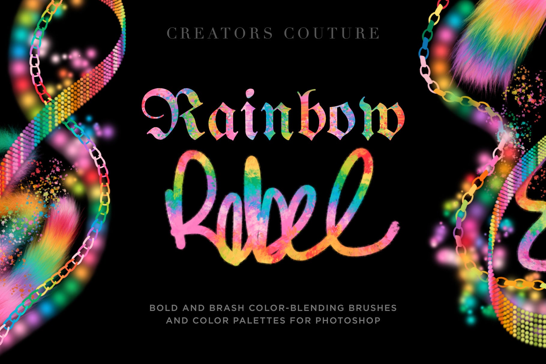 Detail Rainbow Photoshop Brushes Nomer 21