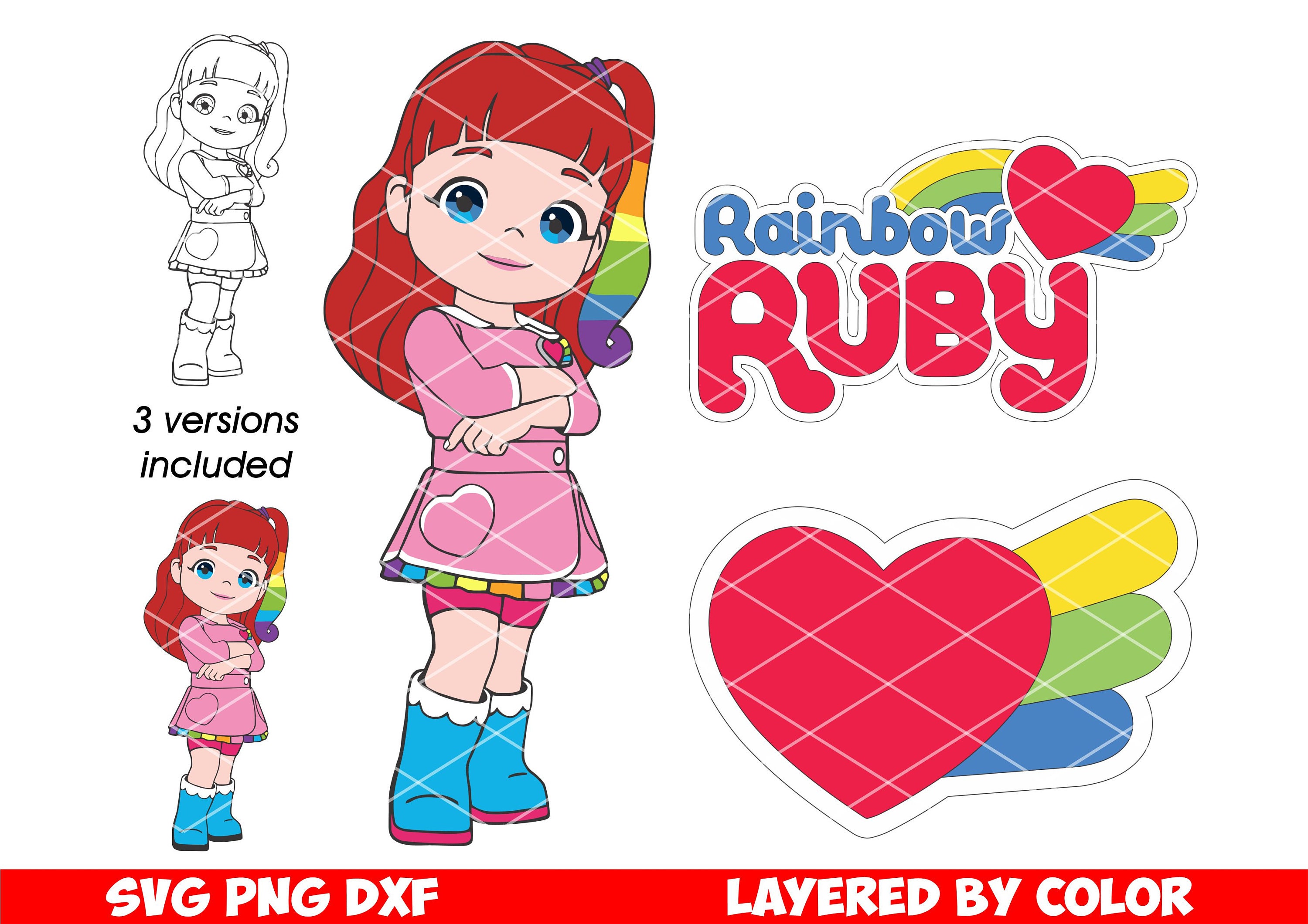 Detail Rainbow Ruby Clipart Nomer 4
