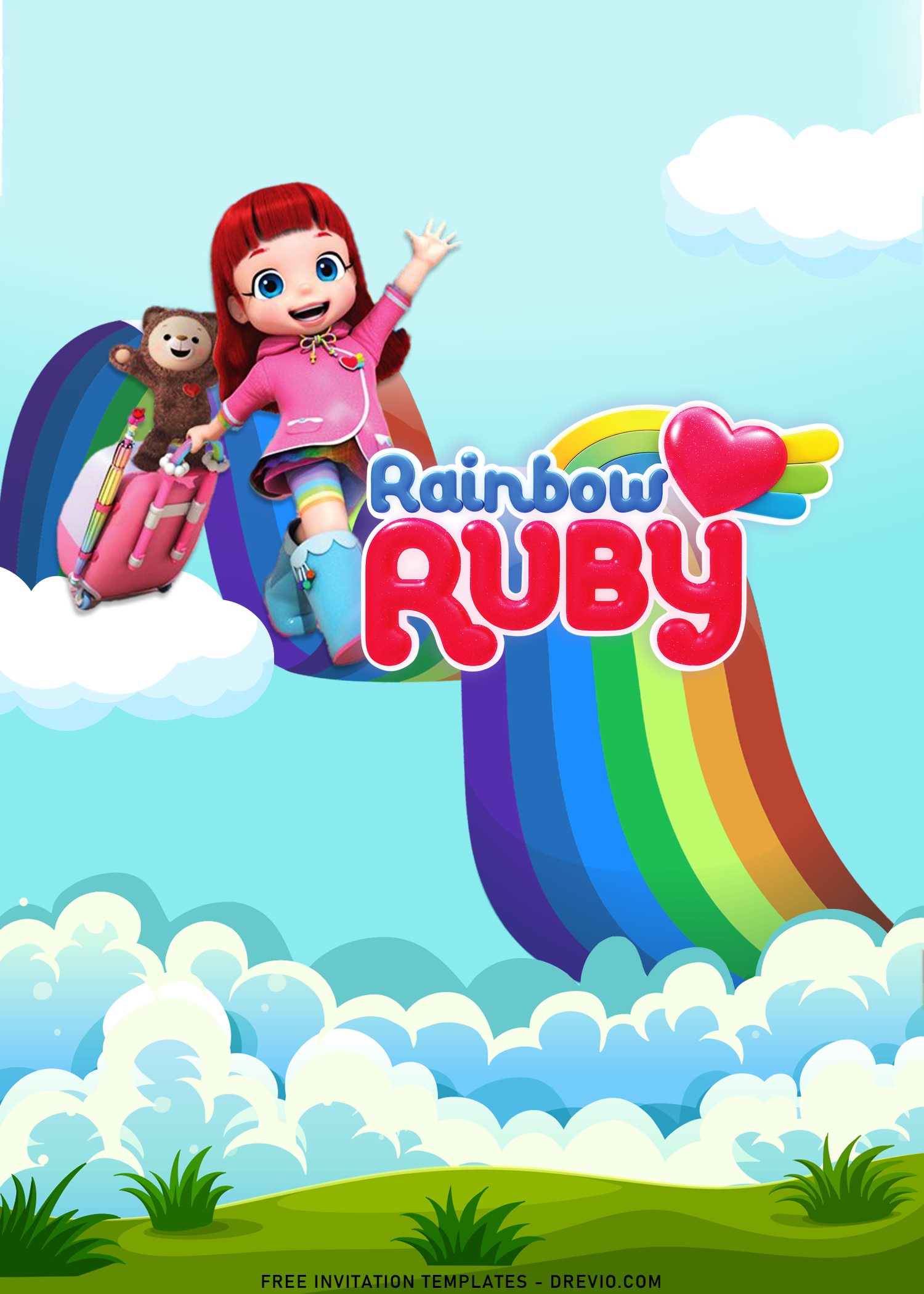 Detail Rainbow Ruby Teddy Bear Nomer 56