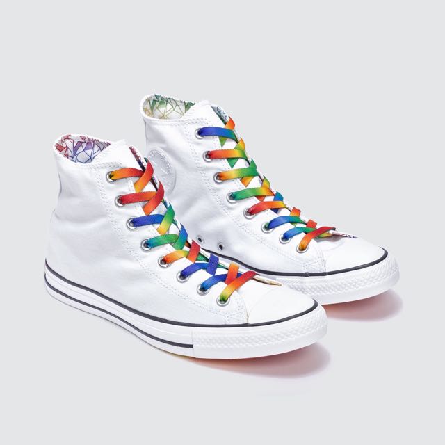 Detail Rainbow Shoelaces Converse Nomer 16