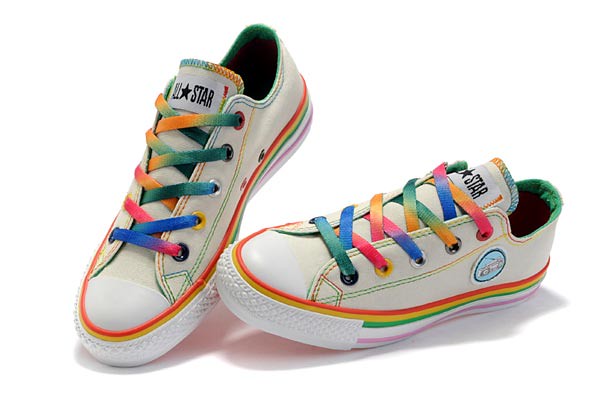 Detail Rainbow Shoelaces Converse Nomer 30