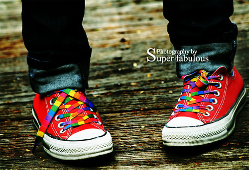 Detail Rainbow Shoelaces Converse Nomer 52