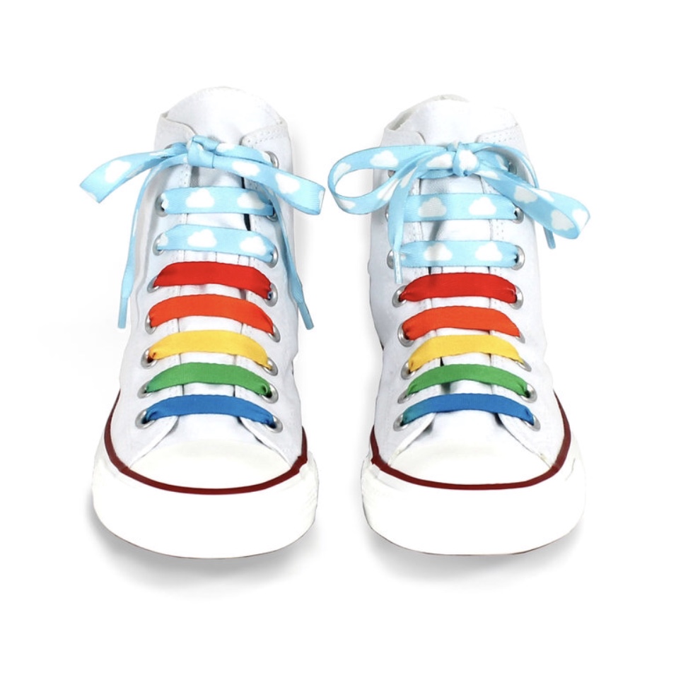 Detail Rainbow Shoelaces Converse Nomer 7