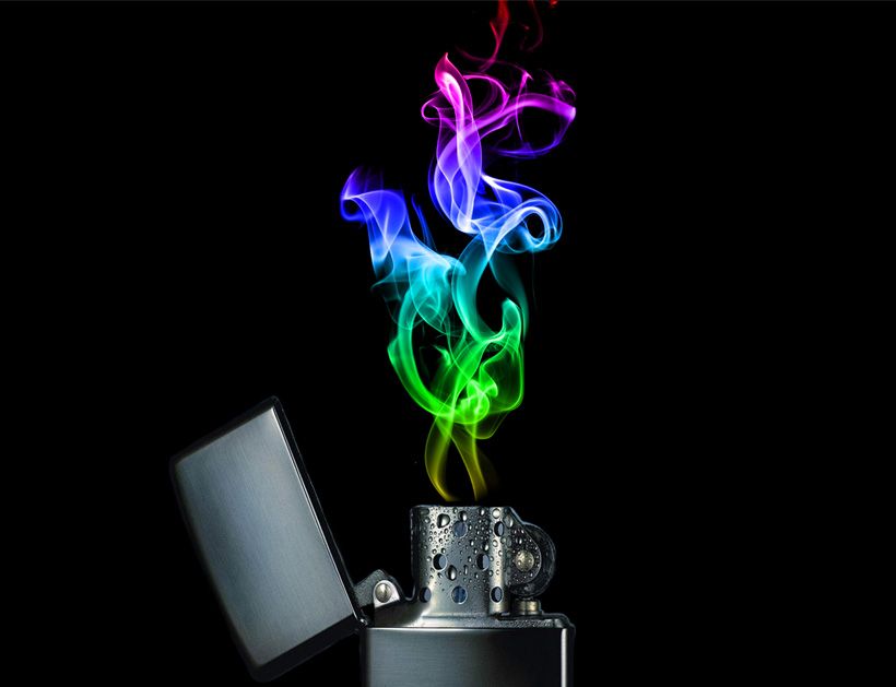 Detail Rainbow Torch Lighter Nomer 26