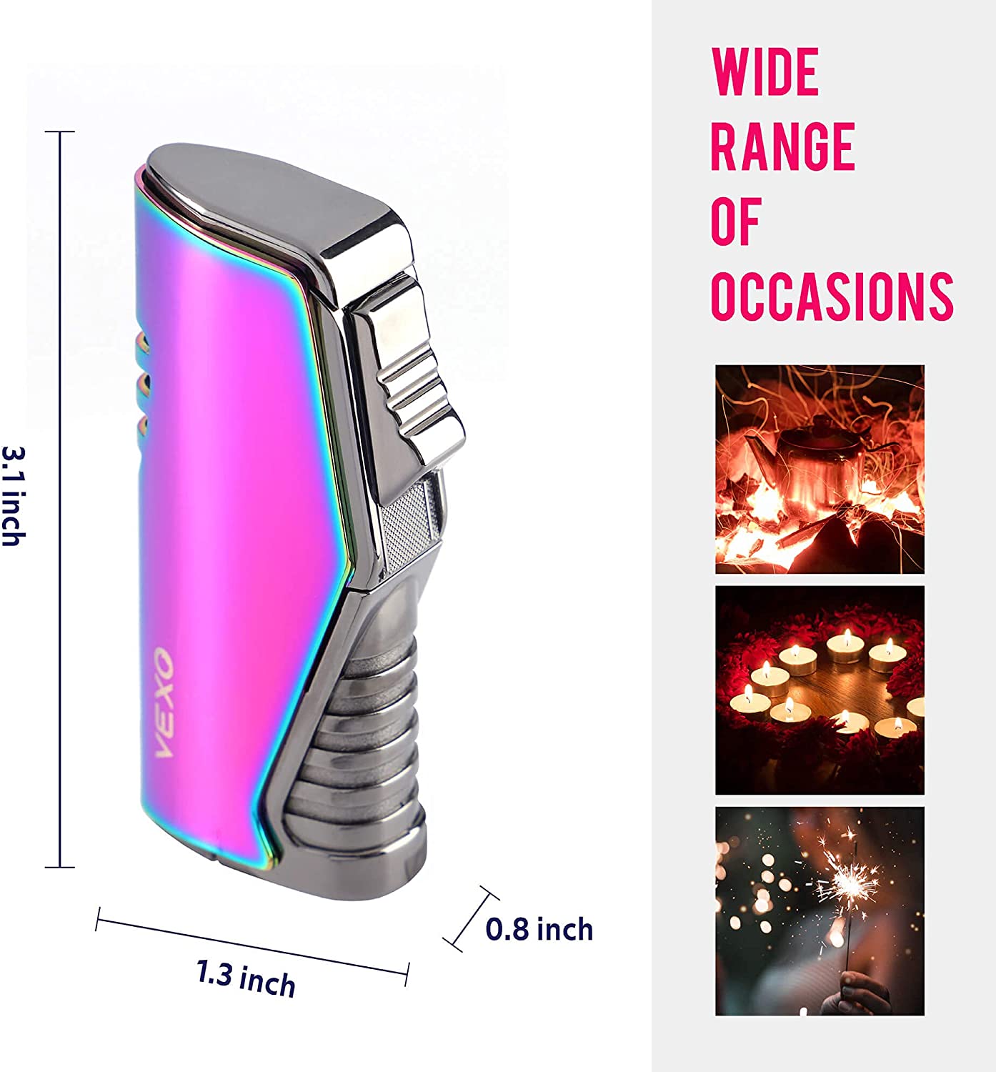 Detail Rainbow Torch Lighter Nomer 40