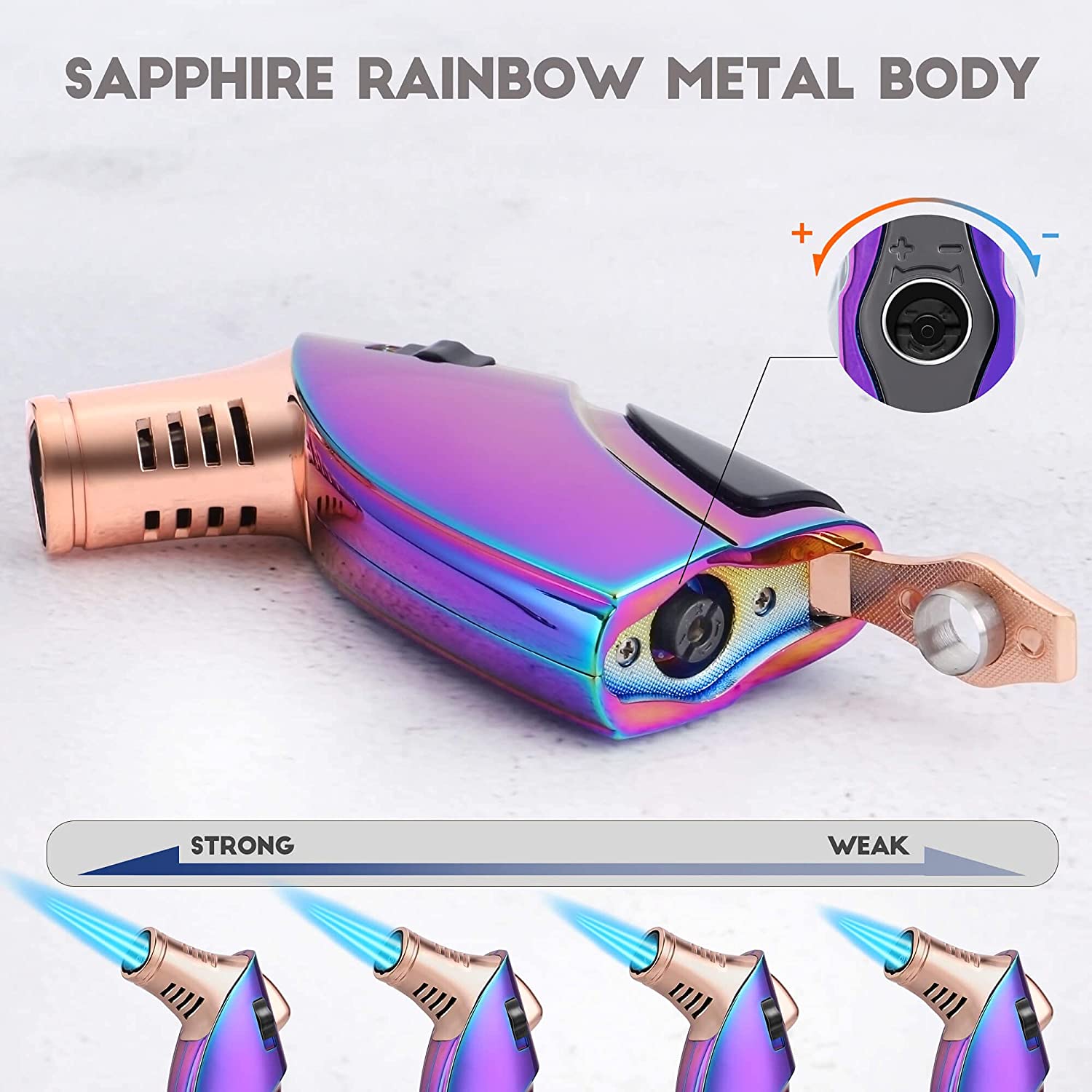 Detail Rainbow Torch Lighter Nomer 45