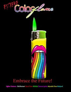 Detail Rainbow Torch Lighter Nomer 8