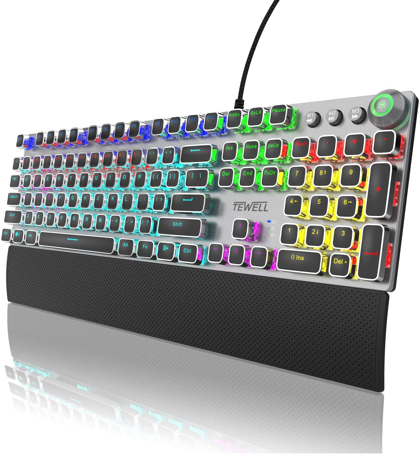 Detail Rainbow Typewriter Keyboard Nomer 14