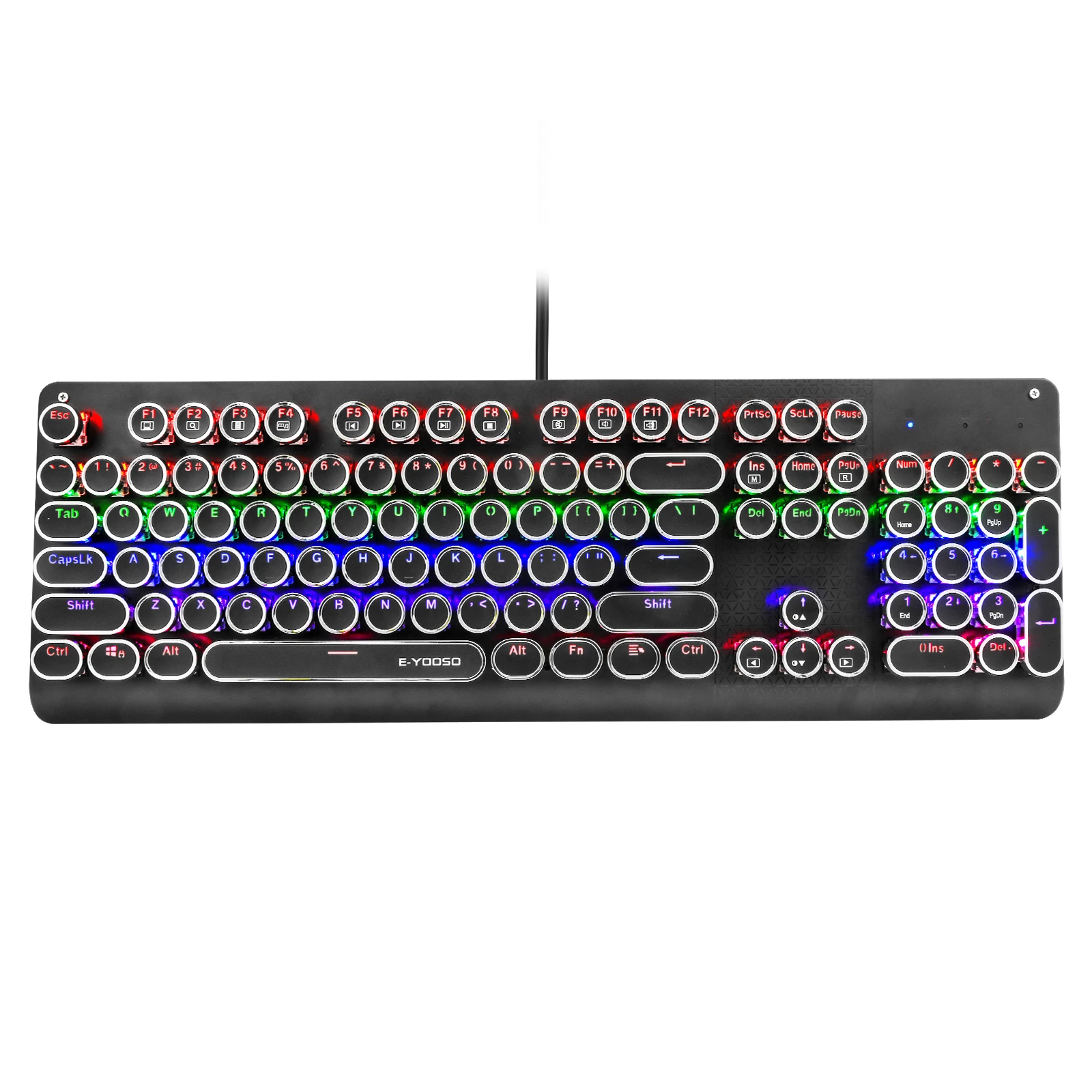 Detail Rainbow Typewriter Keyboard Nomer 22