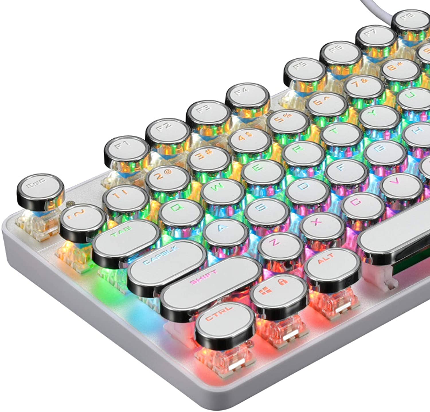 Detail Rainbow Typewriter Keyboard Nomer 23
