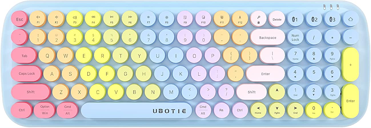 Detail Rainbow Typewriter Keyboard Nomer 26