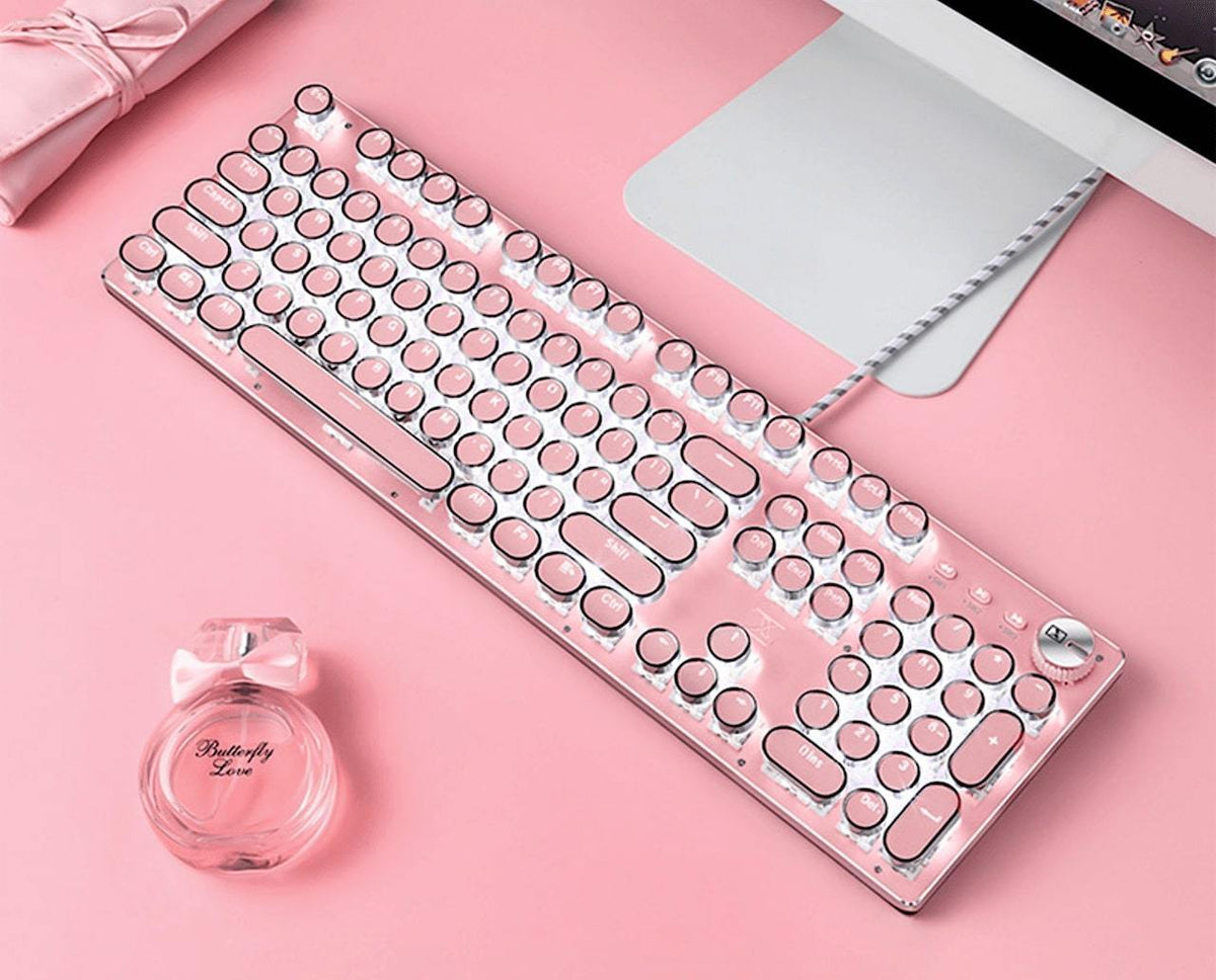 Detail Rainbow Typewriter Keyboard Nomer 36