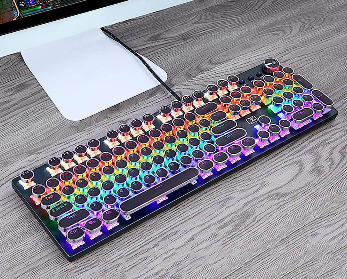 Detail Rainbow Typewriter Keyboard Nomer 5