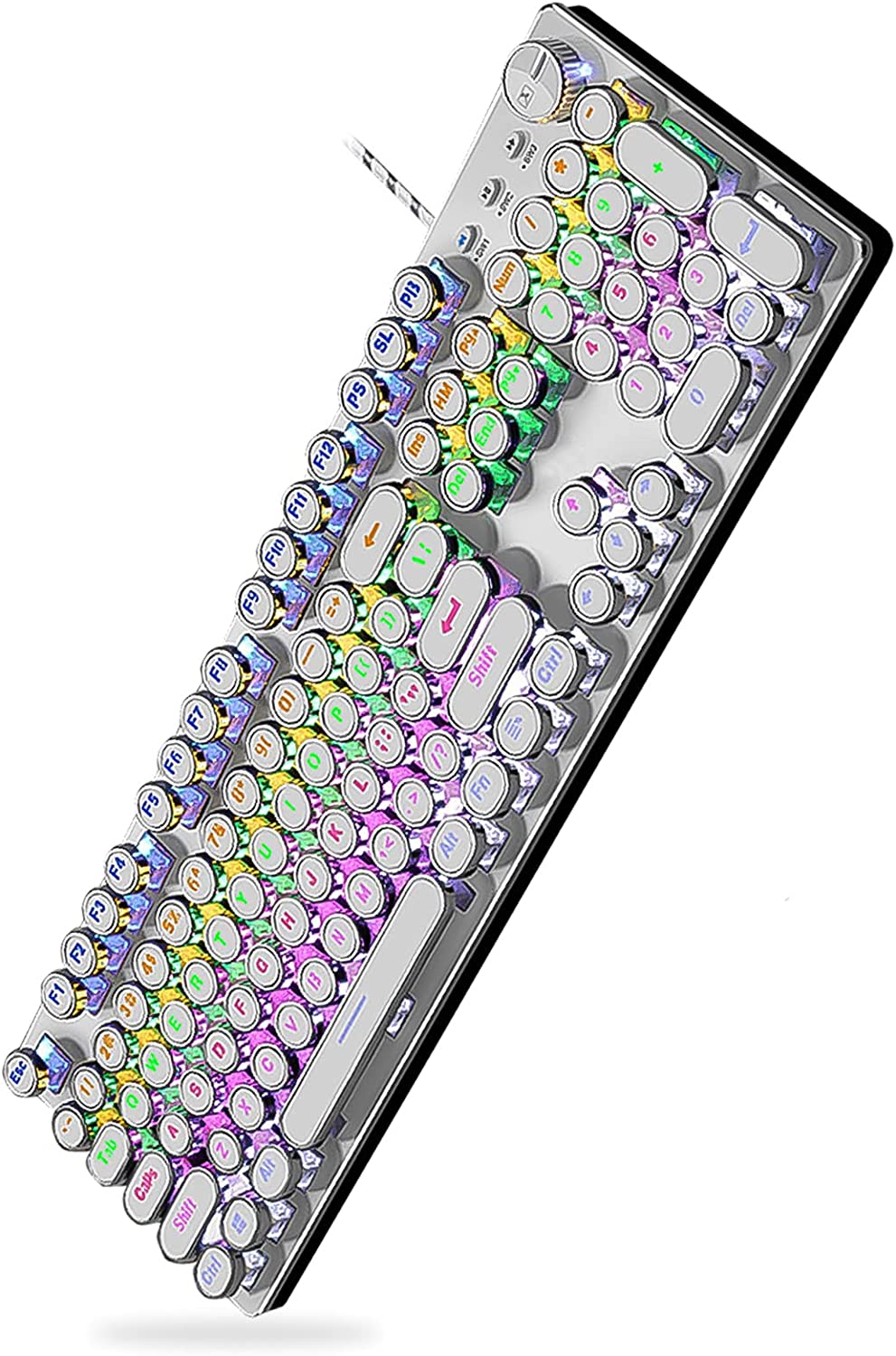Detail Rainbow Typewriter Keyboard Nomer 45