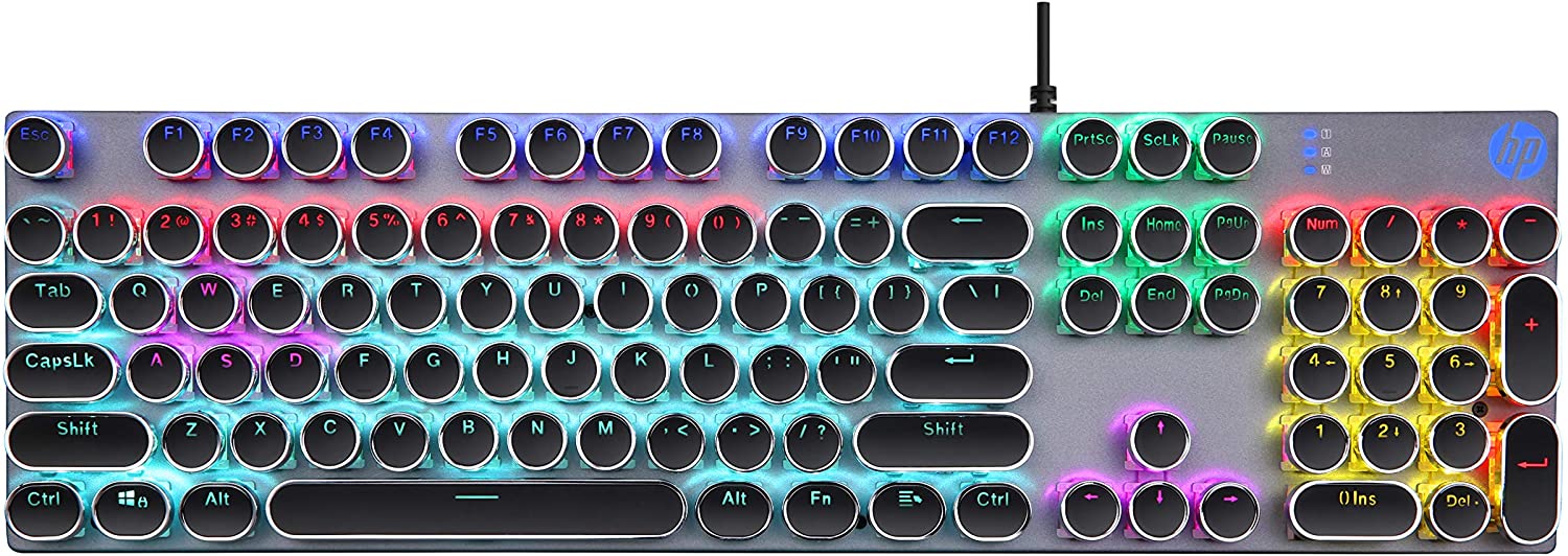 Detail Rainbow Typewriter Keyboard Nomer 46