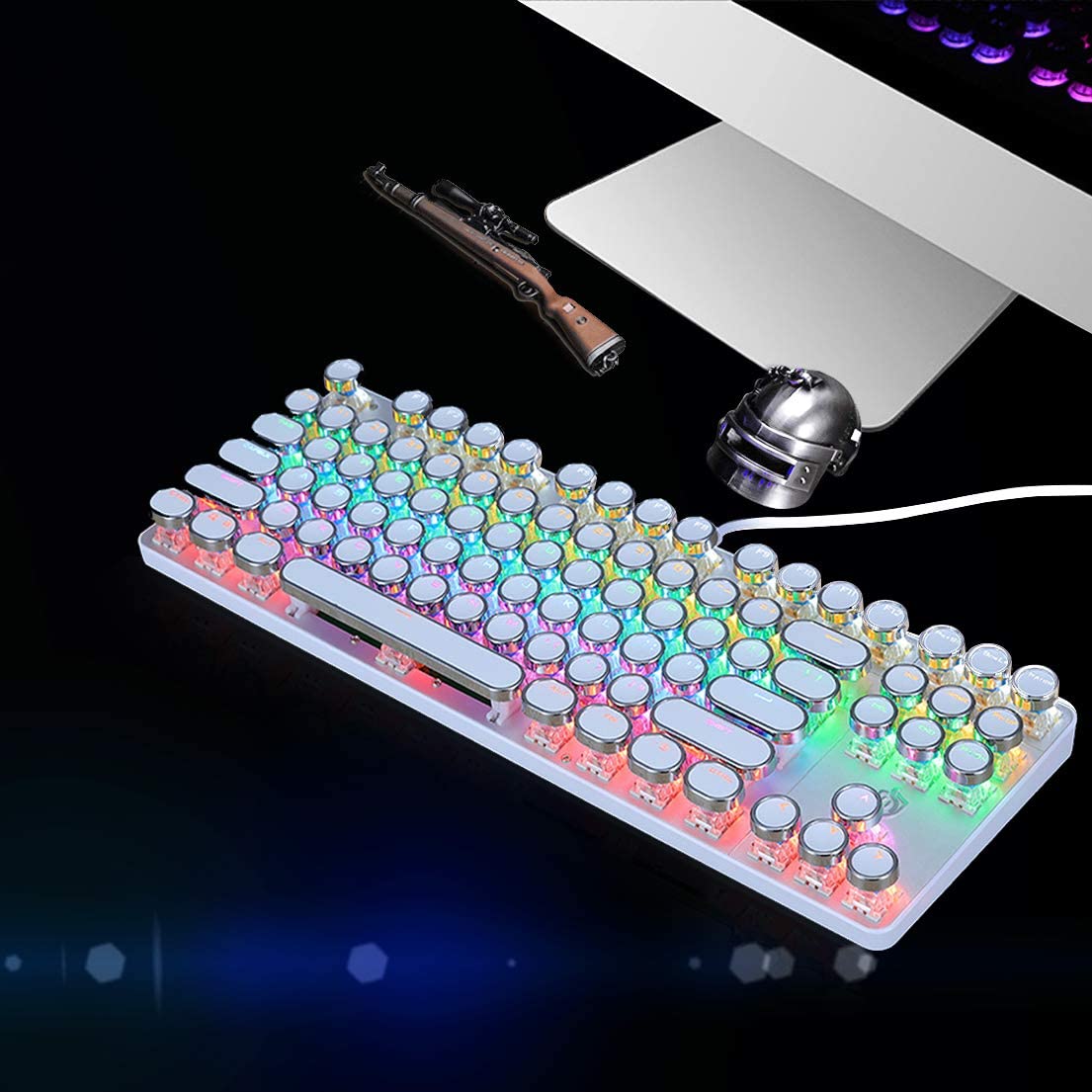 Detail Rainbow Typewriter Keyboard Nomer 57