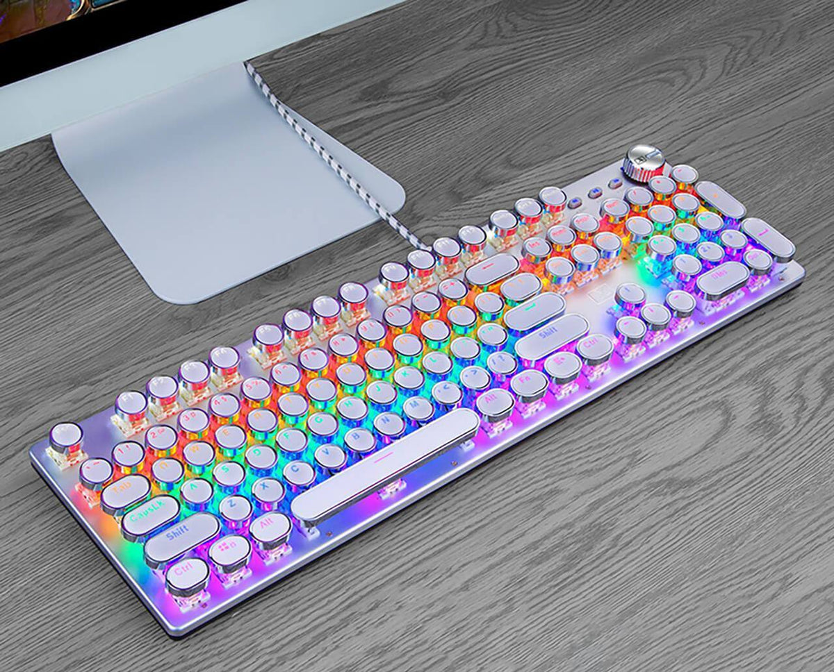 Detail Rainbow Typewriter Keyboard Nomer 7