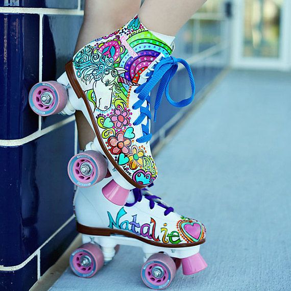 Detail Rainbow Unicorn Roller Skates Nomer 12