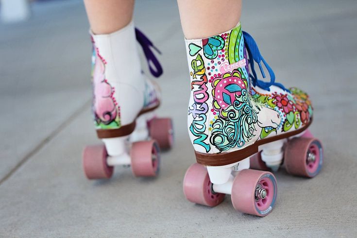 Detail Rainbow Unicorn Roller Skates Nomer 55