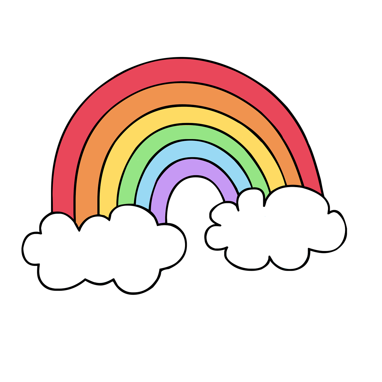 Detail Rainbow Vector Png Nomer 5