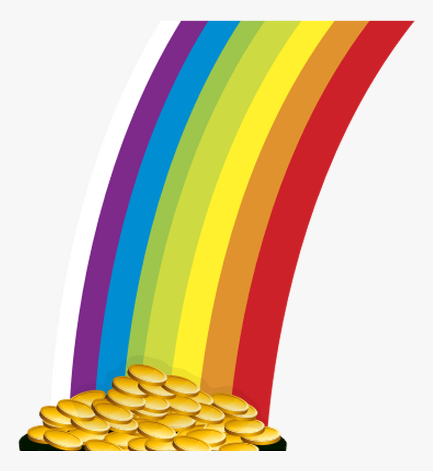 Detail Rainbow With Pot Of Gold Clipart Nomer 25