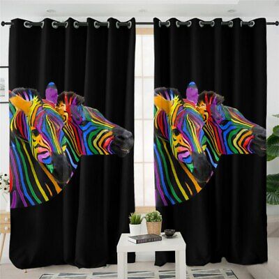 Detail Rainbow Zebra Curtains Nomer 16