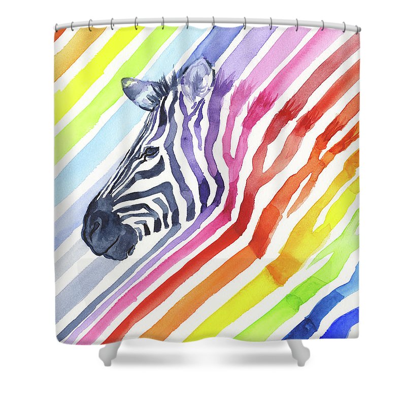 Detail Rainbow Zebra Curtains Nomer 17