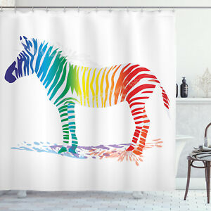 Detail Rainbow Zebra Curtains Nomer 21