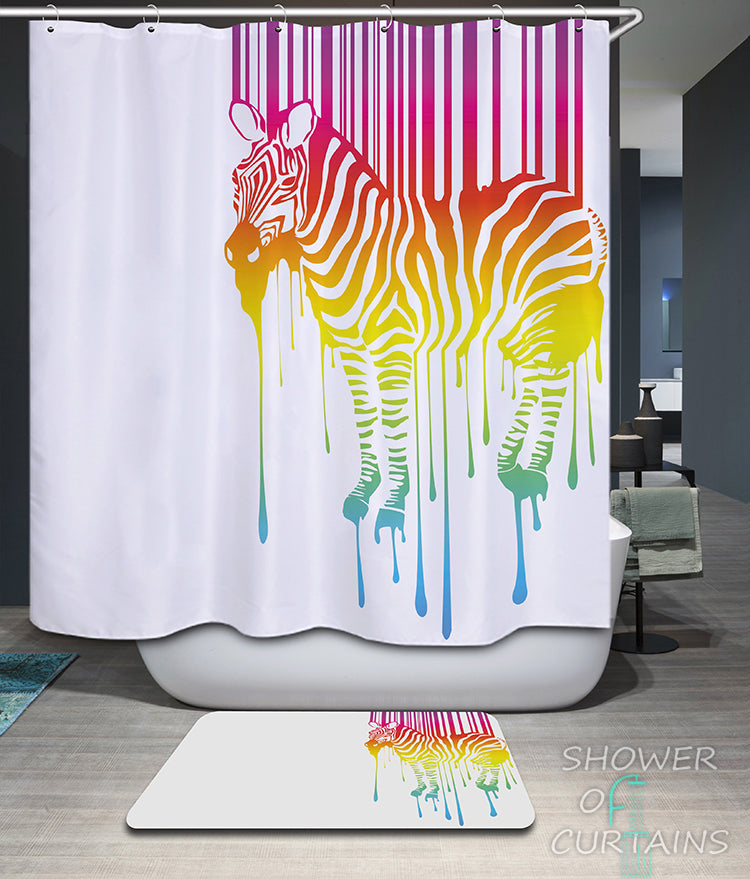 Detail Rainbow Zebra Curtains Nomer 23