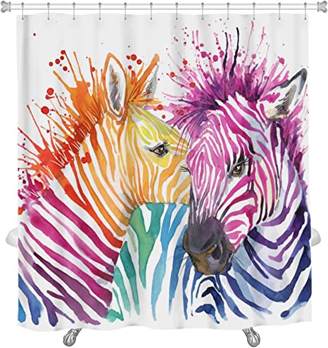 Detail Rainbow Zebra Curtains Nomer 45