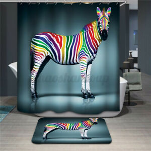 Detail Rainbow Zebra Rug Nomer 52