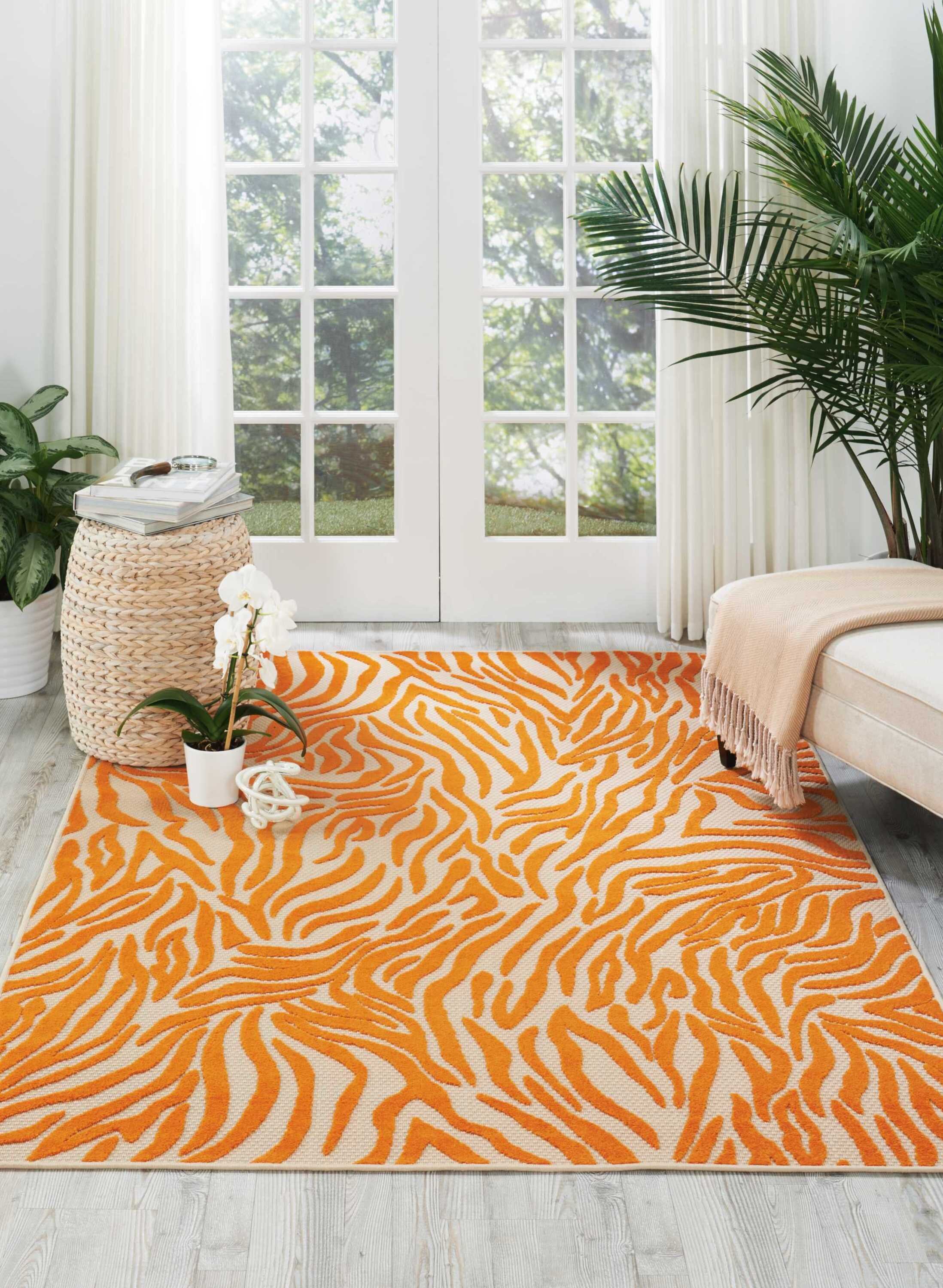 Detail Rainbow Zebra Rug Nomer 56