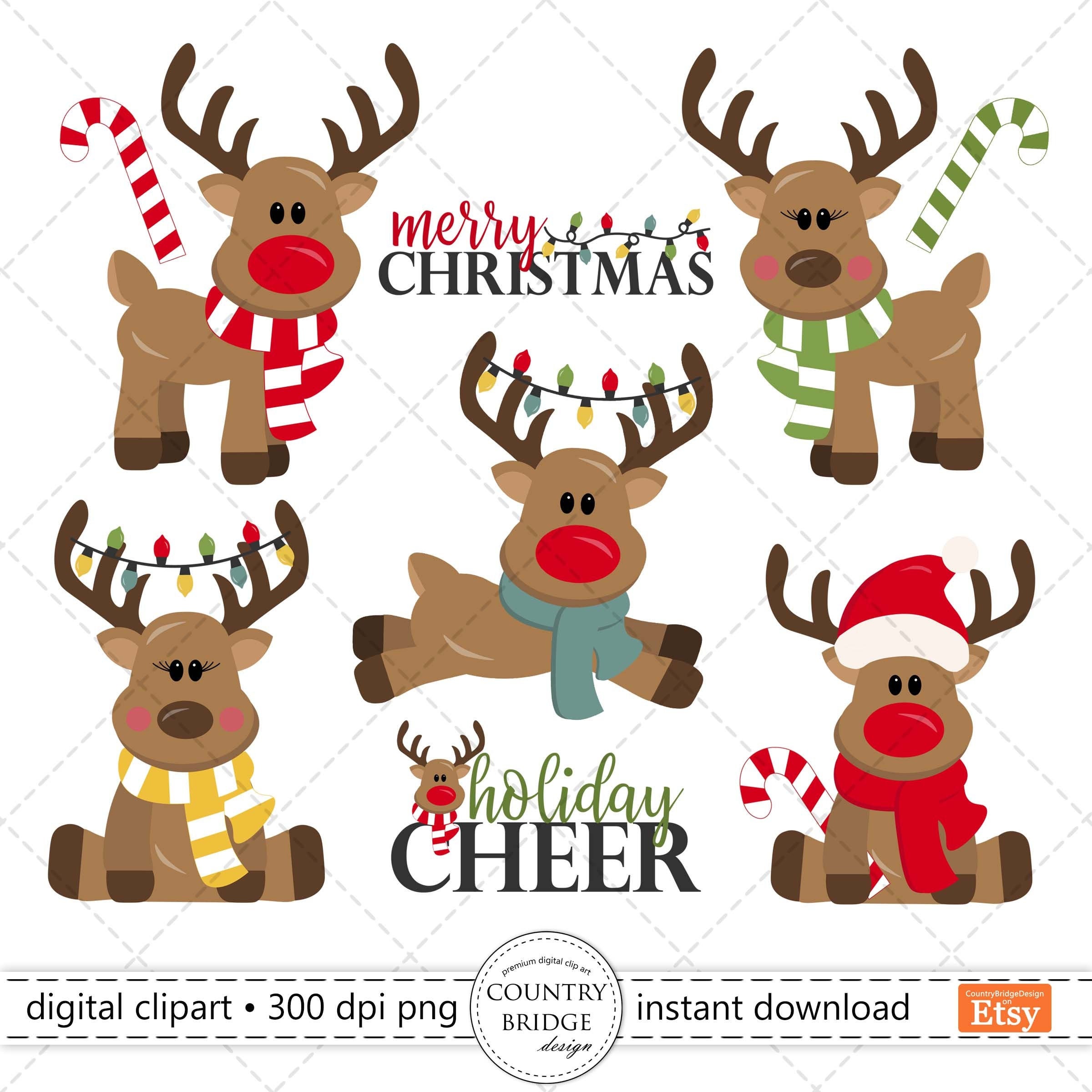 Detail Raindeer Clipart Nomer 20